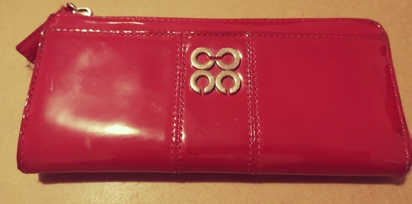 COACH JULIA PATENT SLIM ZIP AROUND WALLET - Picture 1 of 5